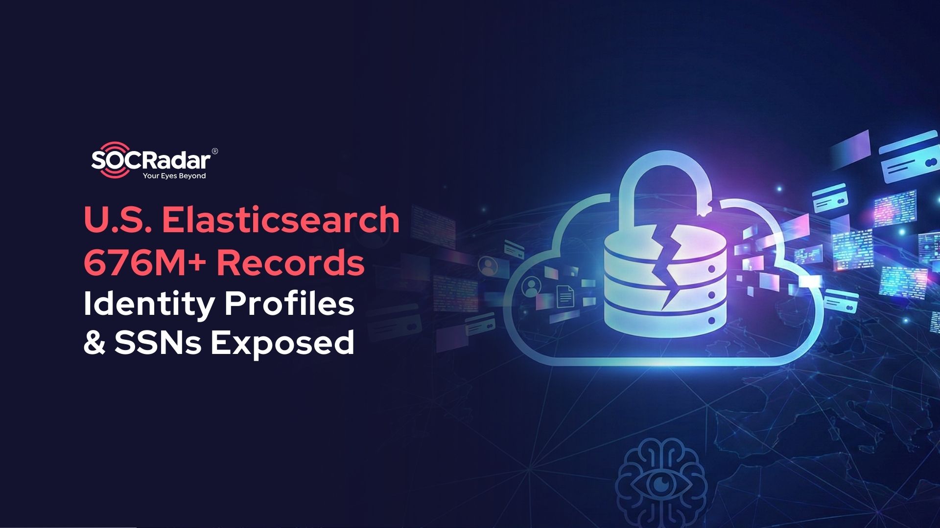 Elasticsearch 676 million identity records research banner